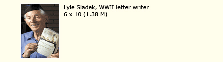 LYLE SLADEK, WWII LETTER WRITER
